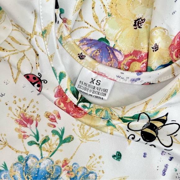 Girl Boutique White Floral Dress - Picture 2 of 2